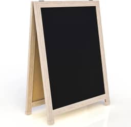 Cavalete de Calçada Duplo Soft Carvalho STALO, 80x60x35