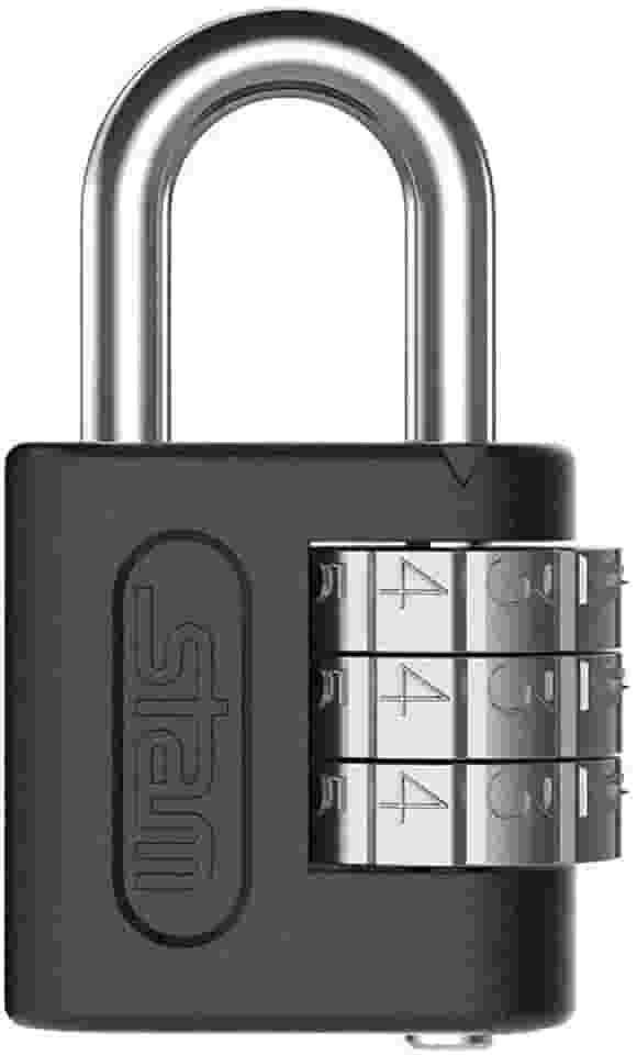 CADEADO SEGR. 25 MM - PRETO FOSCO - ENC.