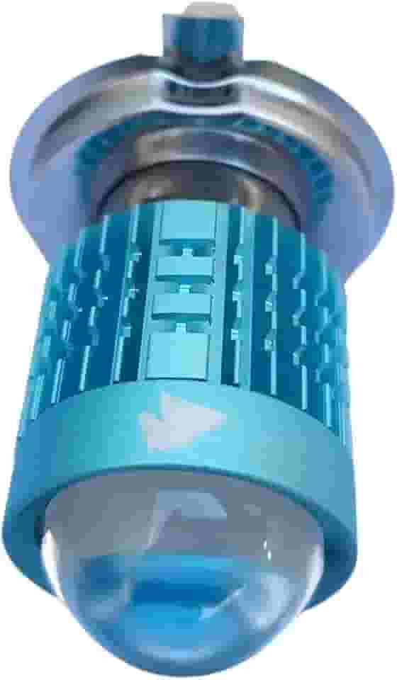 Lâmpada Led Farol h4 Moto Super Branca 6500k Canhãozinho Olho de peixe Cavalinho 1500 Lumens Luz Forte Baixa e Alta