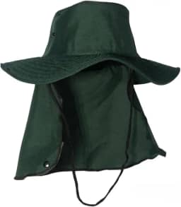 Chapéu de sol de aba larga com proteção para o pescoço Proteção solar essencial para pesca, acampamento e atividades ao ar livre