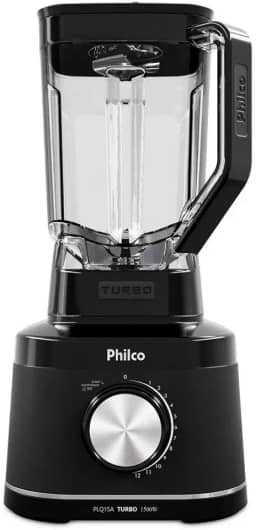 Liquidificador Philco 1500W 12 velocidades 3,1L Facas com 6 Lâminas PLQ15A 127W