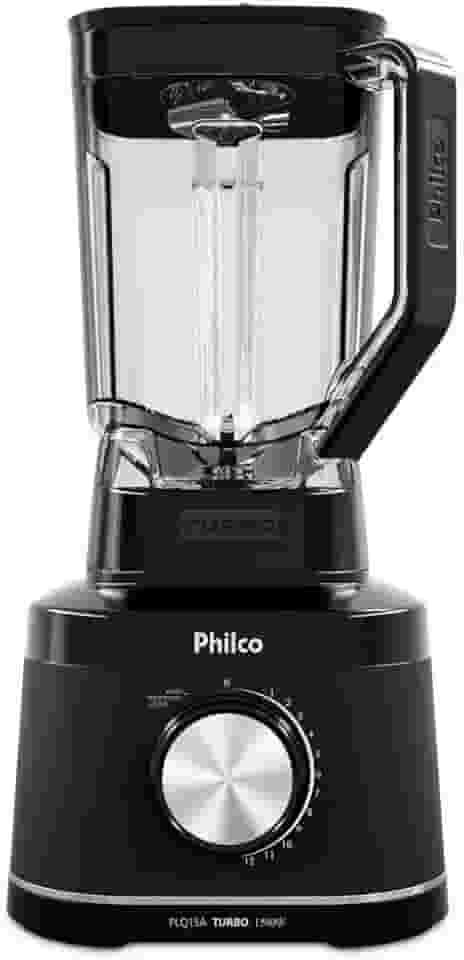 Liquidificador Philco 1500W 12 velocidades 3,1L Facas com 6 Lâminas PLQ15A 127W
