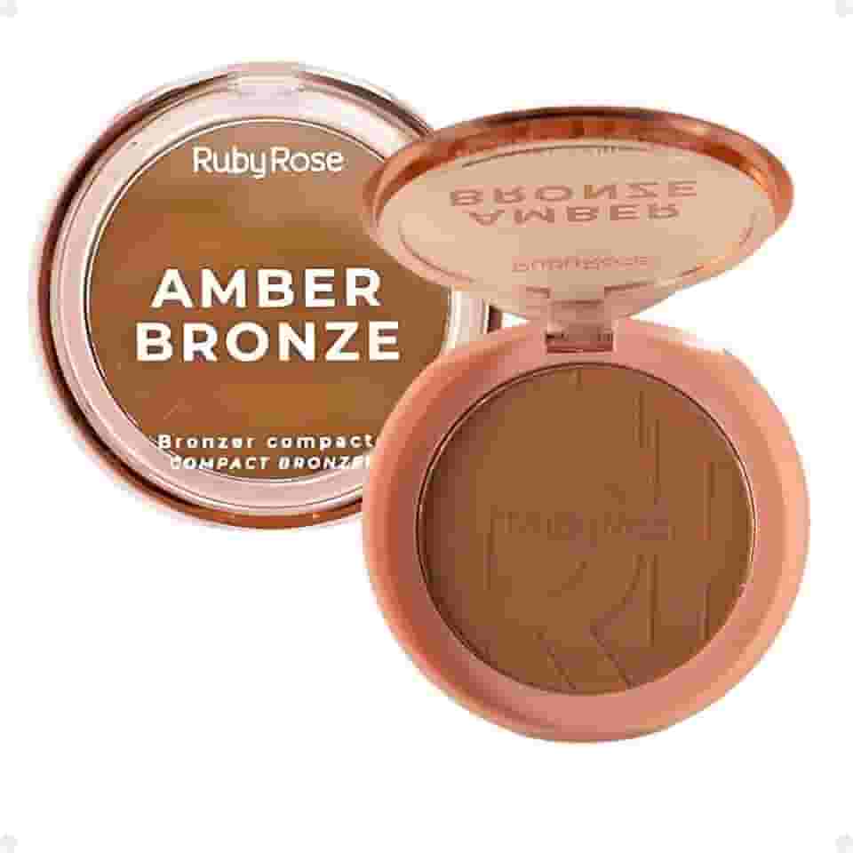 Bronzer Compacto-Amber Bronze Sunburst Hbm202-3 Ruby Rose