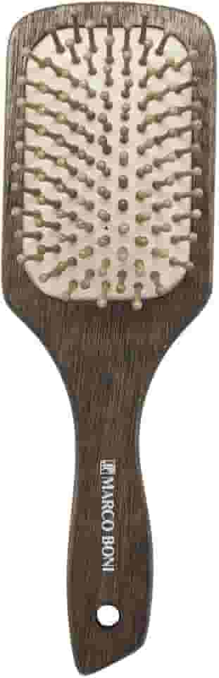 Marco Boni Escova De Madeira Raquete Almofadada Wood Line Para Bolsa 8079 1 Unidade