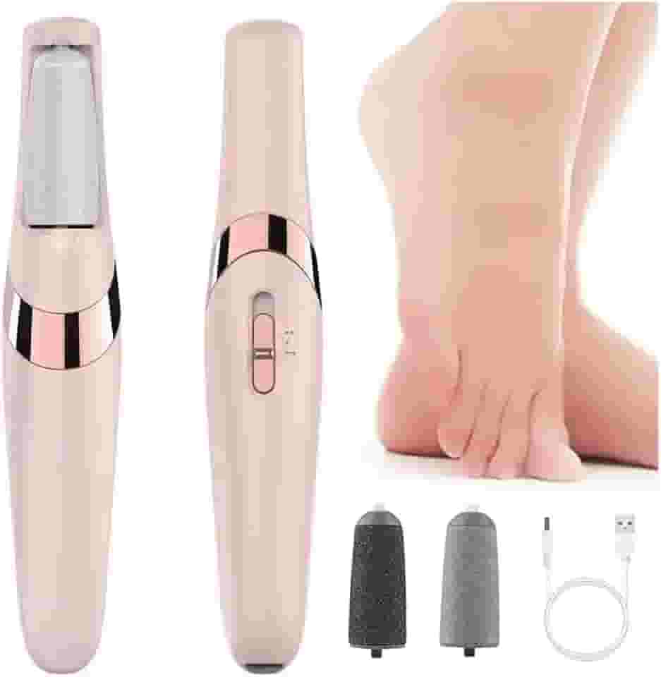 Lixador de Pés Elétrico Recarregável - Removedor de Calos Profissional com Tecnologia de Sucção a Vácuo e Bateria USB Portátil