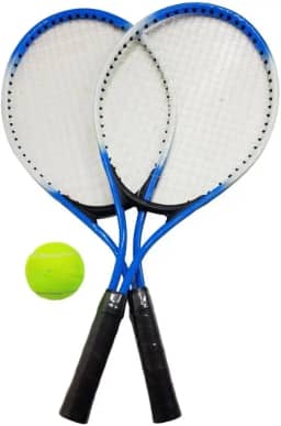 KIT 2 RAQUETES DE TÊNIS 1 BOLA E 1 BOLSA RAQUETE ESPORTIVA LAZER TREINO