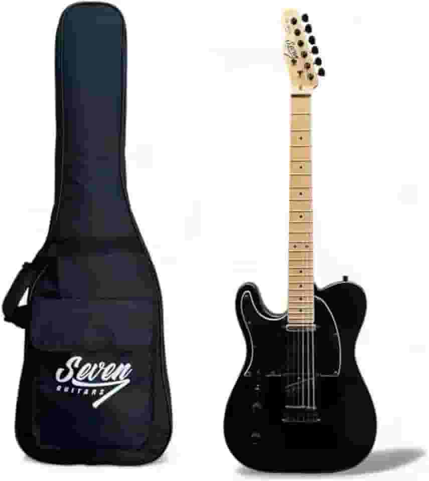 Guitarra Telecaster Seven STC-307 BK Preto Canhoto