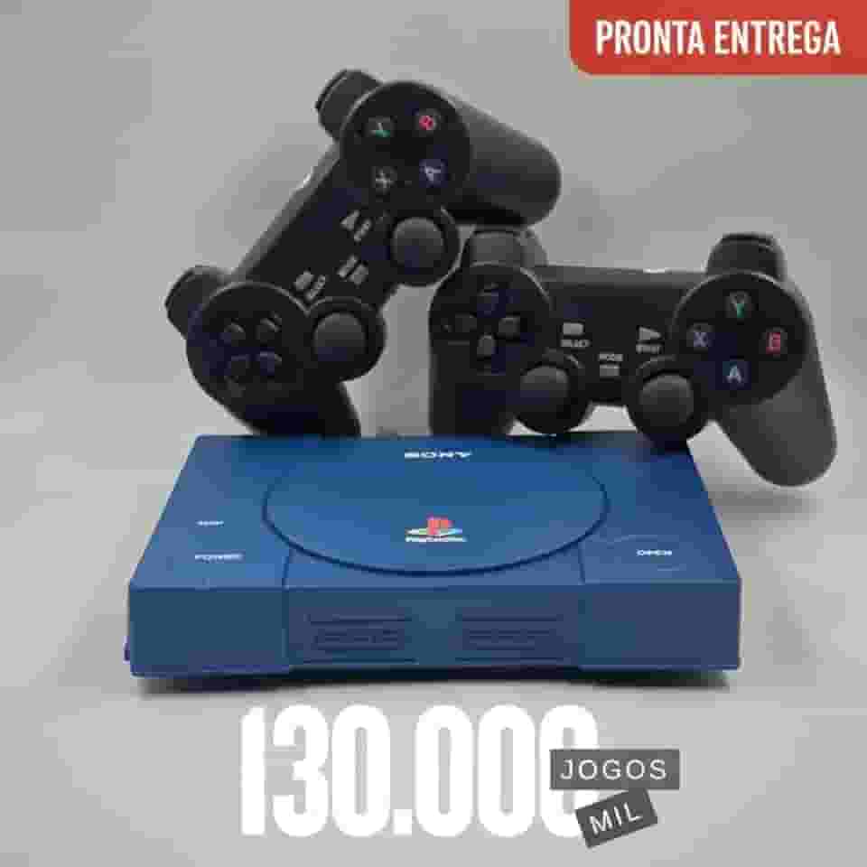 Console Retrô PSX com 130 mil jogos + 2 Controles diversos Games e Jogos + 700 Jogos PS1