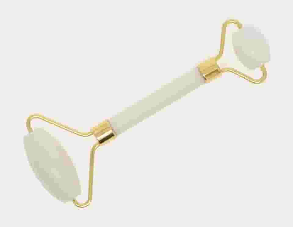 Rolo facial de jade para todos os tipos de pele – Rolo de jade para o rosto sem dor e o máximo de benefícios de beleza – Rolo facial de jade para mulheres, perfeito para relaxar