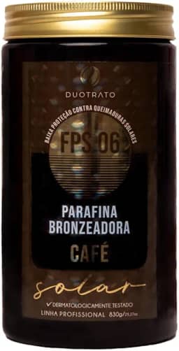 Parafina bronzeador acelerador de bronzeado Duotrato 830g (Café)