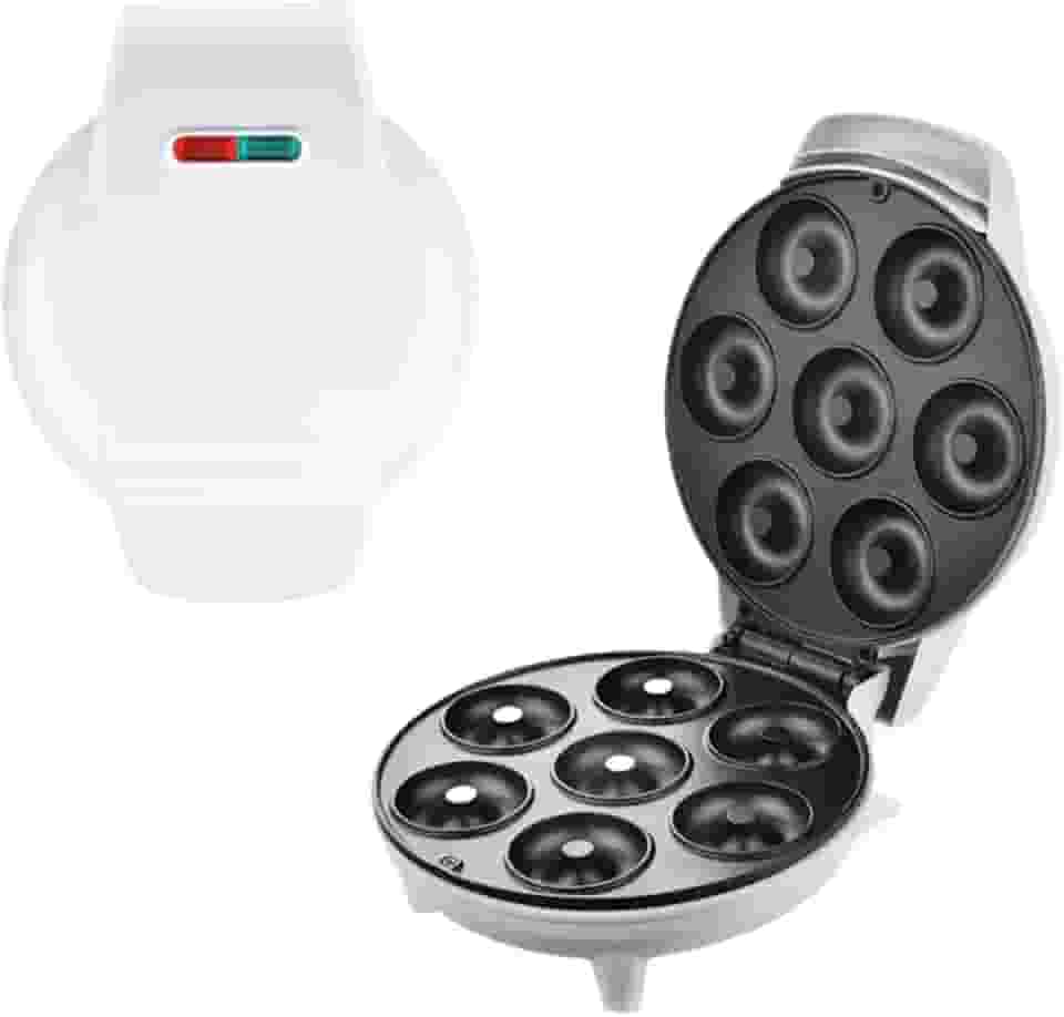 Waffle MáQuina 110, MáQuina de Waffles Em Formato de Coração, Fácil de Limpar e Perfeita para o Café Da Manhã(branco 1)