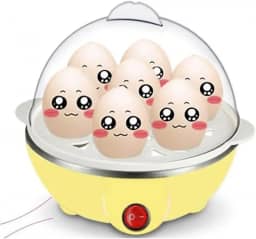 Cozedor Elétrico A Vapor Ovos Egg Cooker 110v 350w (Amarelo)