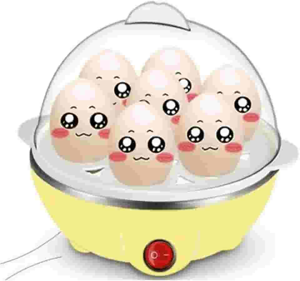 Cozedor Elétrico A Vapor Ovos Egg Cooker 110v 350w (Amarelo)
