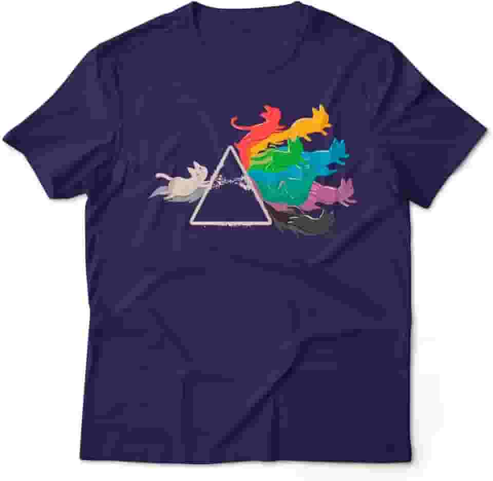 Camiseta Geek Unissex Gato Prisma Cats