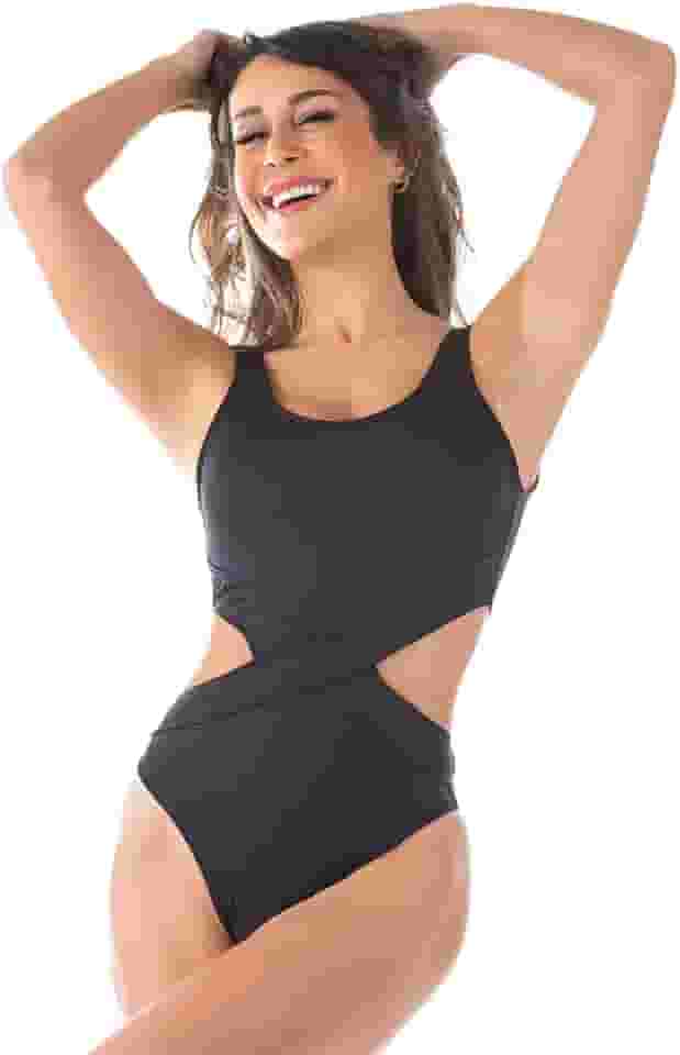 Maiô Engana Mamãe Com Bojo Removível Preto