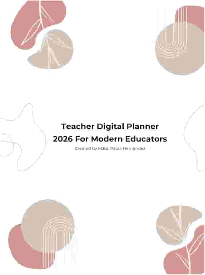 Teacher Digital Planner 2026