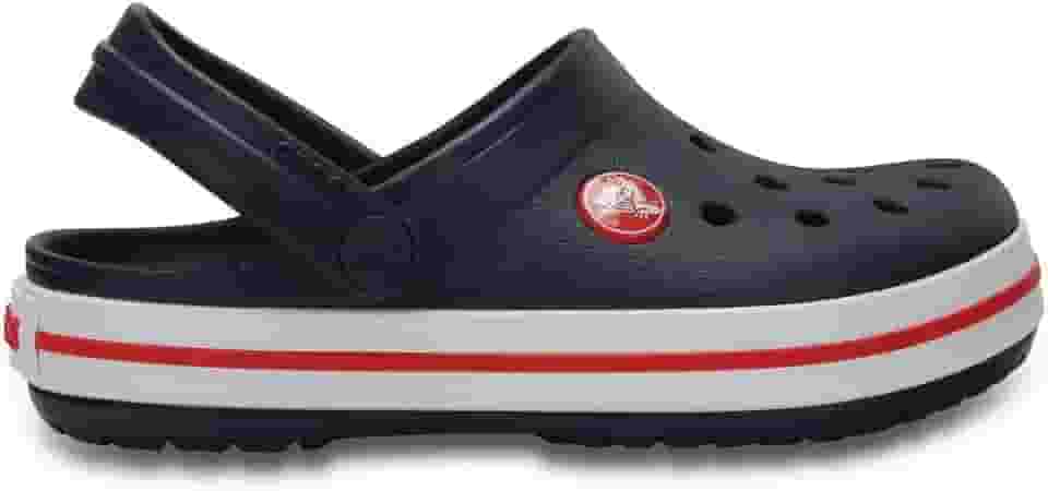 Sandália crocs crocband clog juvenil navy/red