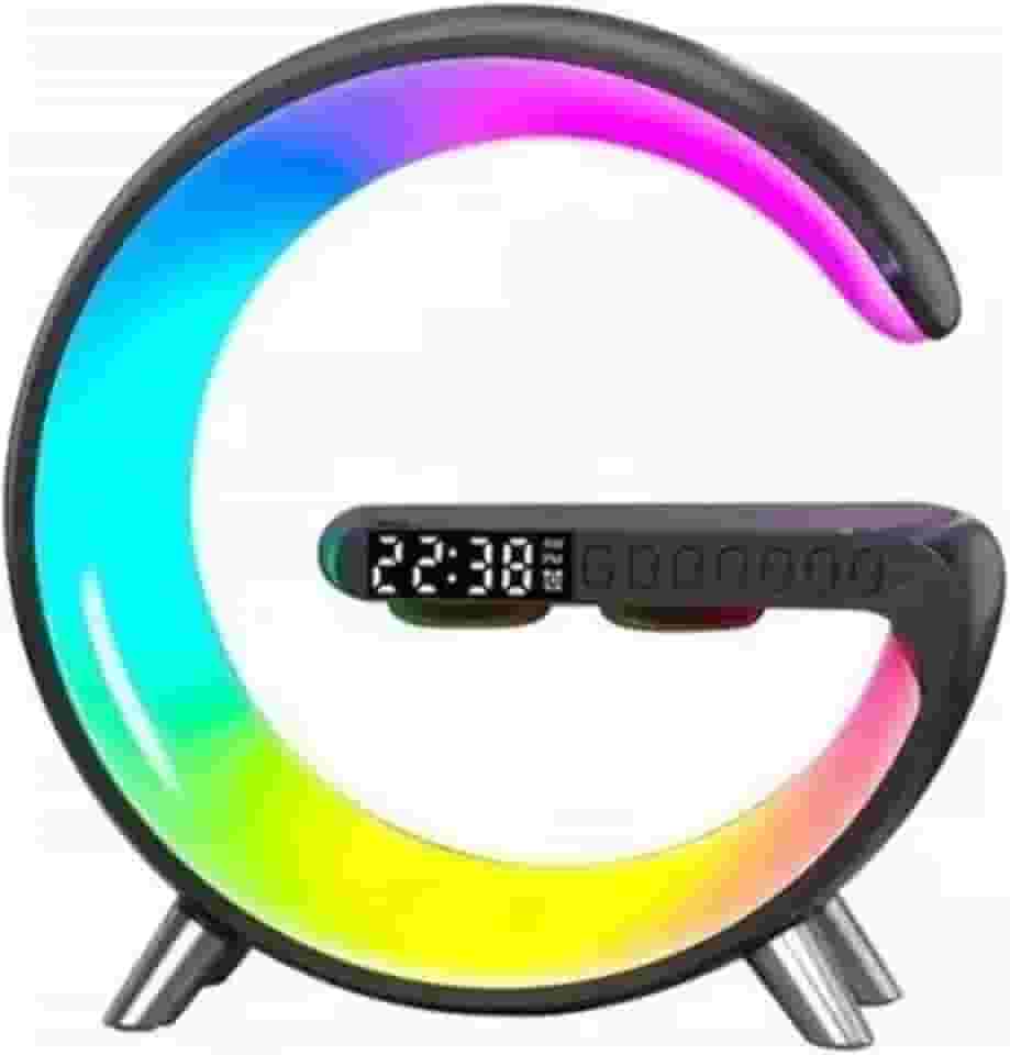 G Speaker Smart Station Luminária Caixa De Som E Carregador (Preto)