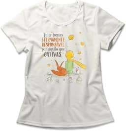 Camiseta Feminina O Pequeno Príncipe