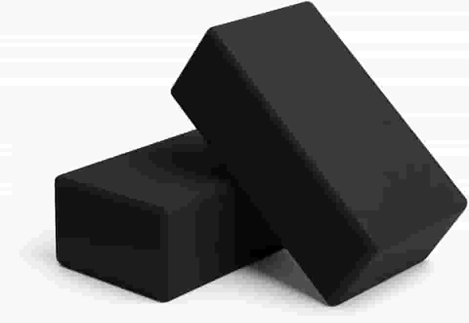 PivaStore Kit 2 Blocos Yoga e Pilates EVA Premium – Antiderrapante, Leve e Resistente para Alongamento, Equilíbrio e Reabilitação, 23x15x7 cm – Acessório Fitness, Estúdio, Casa ou Viagem