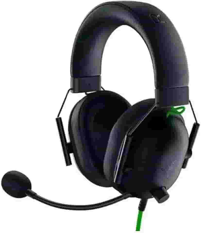 Rzer BlackShark V2 X, Headset Gamer com Fio, Som Surround 7.1, Drivers 50mm, Microfone Cardióide, Preto