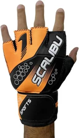 Luva de Goleiro - Futebol, Futsal - Par de Luva Meio Dedo - Modelo ADULTO