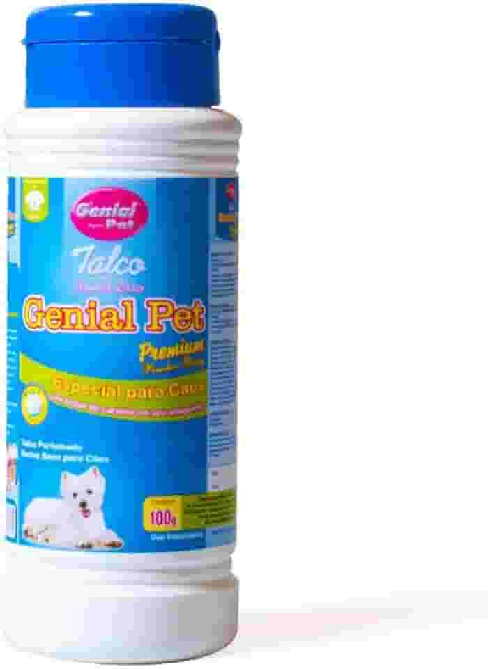 Genial Pet Talco Banho Seco Genial Cães 100G Para Cães