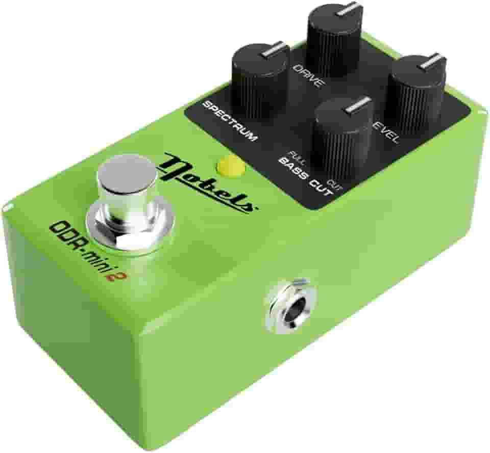 ODR-MINI 2 Pedal de Overdrive Compacto com Controle SPECTRUM, Corte de Graves e Knobs 'Glow in the Dark' - 9V~18V DC, True Bypass, Ideal para Blues, Rock e Hardrock