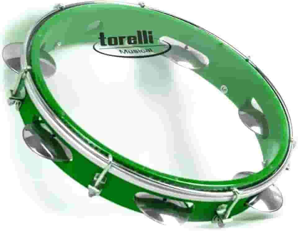 PANDEIRO INJETADO PELE NAILON TRANSPARENTE - VERDE