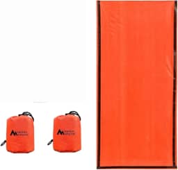 Sierra Madre Saco de dormir de emergência – Tenda térmica ultraleve à prova d'água Mylar para caminhadas, bolsas de insetos, kits de sobrevivência