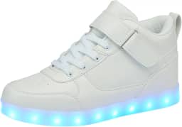Tênis de dança de LED com carregamento USB