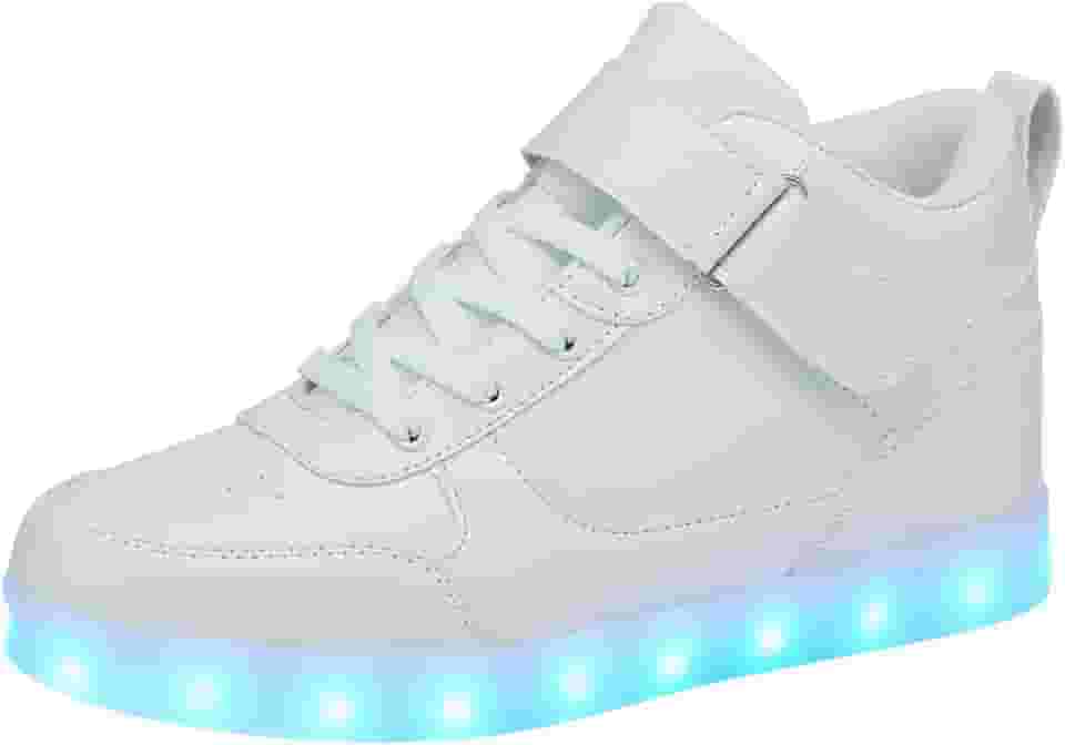 Tênis de dança de LED com carregamento USB