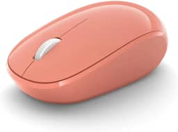 Microsoft Mouse Bluetooth - pêssego. Design confortável, uso direito/esquerdo, roda de rolagem de 4 vias, mouse Bluetooth sem fio para PC/laptop/desktop, funciona com computadores Mac/Windows