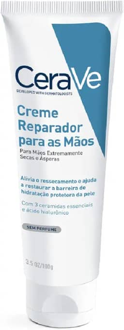 CeraVe, Creme Reparador para Mãos, com Ácido Hialurônico, 100ml