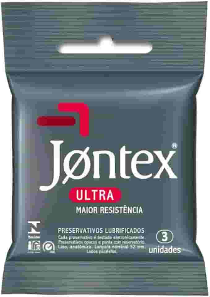 Preservativo Camisinha Jontex Ultra Resistente - 3 Unidades