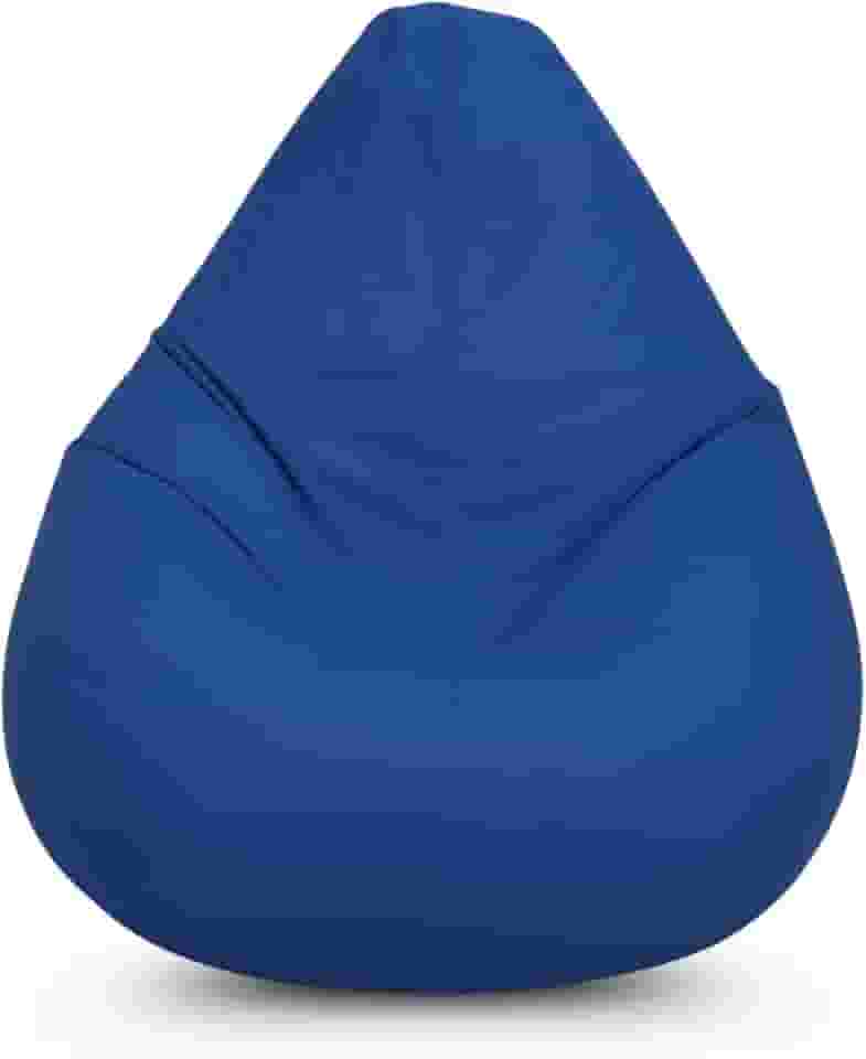 Puff Pera Vazio Gigante Eventos Decoração Quarto Sala Almofadão Conforto (Azul)