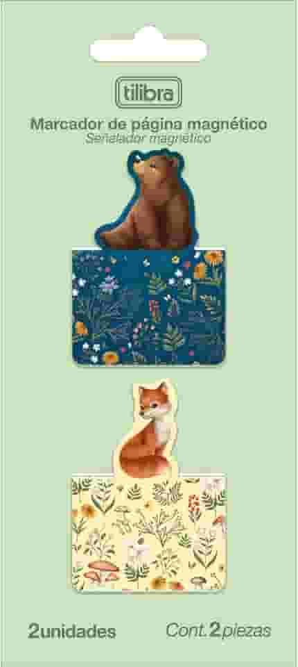 Tilibra - Marcador de Página Magnético com 2 Unidades -, 325023