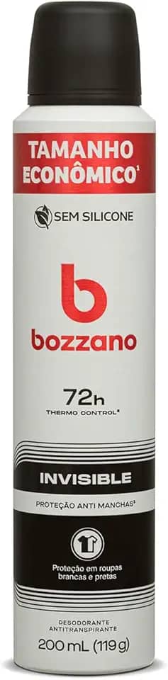 Bozzano Desodorante Invisible Aerossol Antitranspirante Masculino 200ml