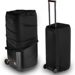 Capa elástica contra poeira para alto-falante JBL Partybox 310/Stage 320 Party – Capa protetora de alto-falante elástica de tecido respirável com recortes de alça e roda