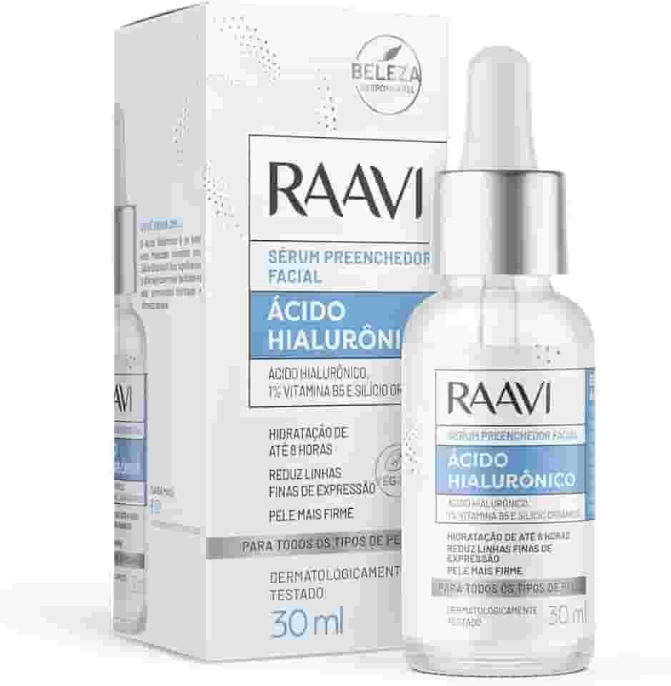 Sérum Facial Preenchedor Ácido Hialurônico Raavi 30ml