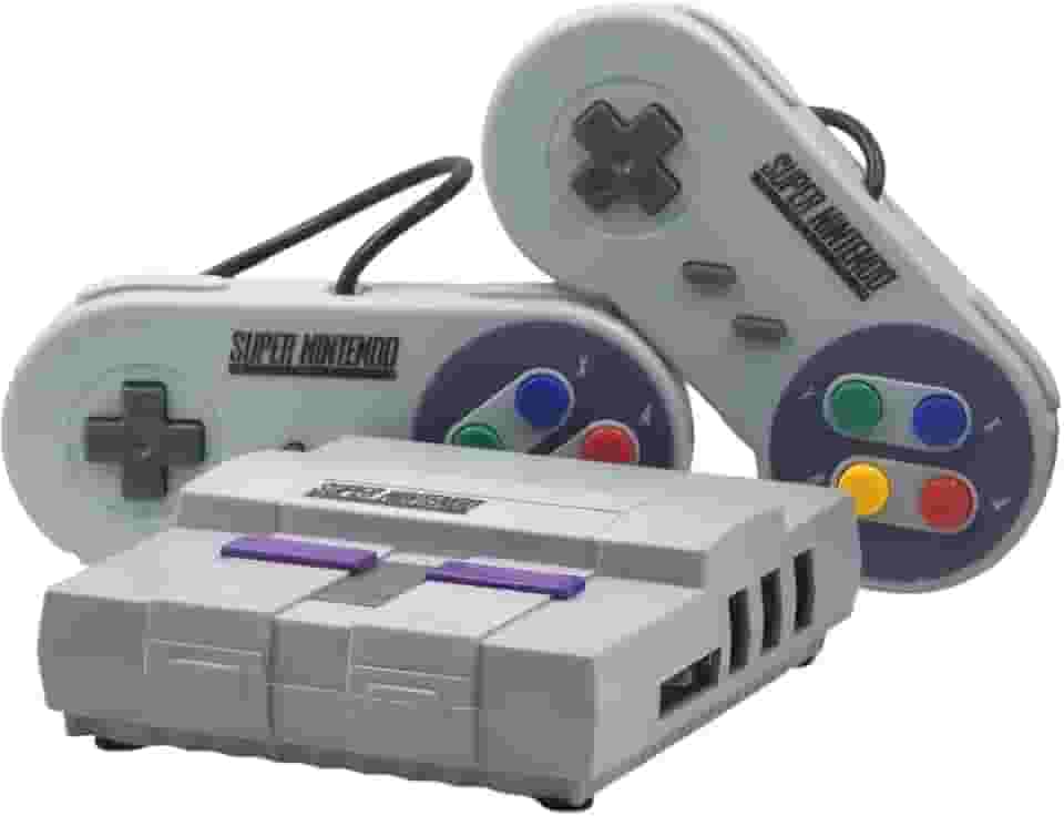 Game Retro Mini Super Nintendo + 93 mil Jogos + 2 Controles + Pack com todos os Jogos de Snes (Controles SNES)