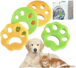 Kit Removedor De Pelos Para Máquina De Lavar Reutilizável Tira Pelo Cabelos e Fiapos Pet Cachorro Gato Cão Das Roupas (4)