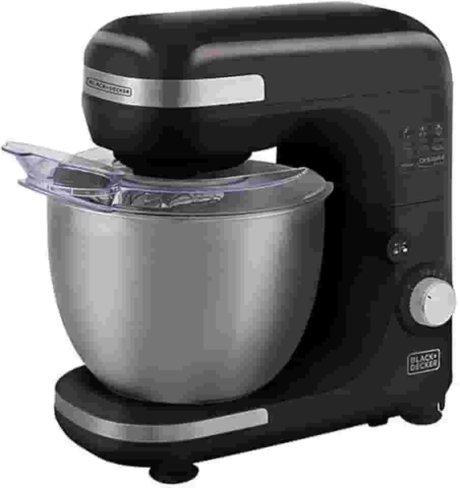 BLACK+DECKER Batedeira Planetária Orbitale, 8 velocidades, 5 Litros, Batedor em Inox, Potência 750W, Modelo PLAN2000PB2, 220V