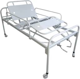 Cama Hospitalar Manual 2 Manivelas Com Rodízios Até 200kg