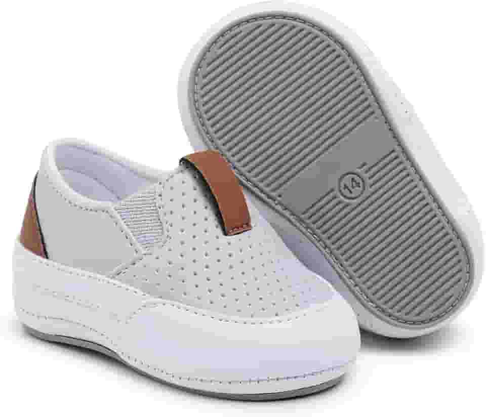 Sapato Tênis De Bebê Infantil Primeiros Passos Casual Para Batizado