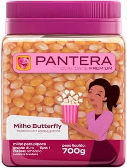 Milho Butterfly Para Pipoca Pantera 700g