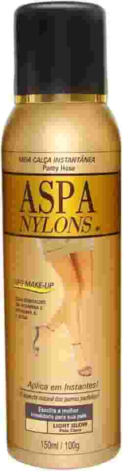 Aspa Nylons Maquiagem Spray para Pernas 150ml - LIGHT GLOW - PELE CLARA