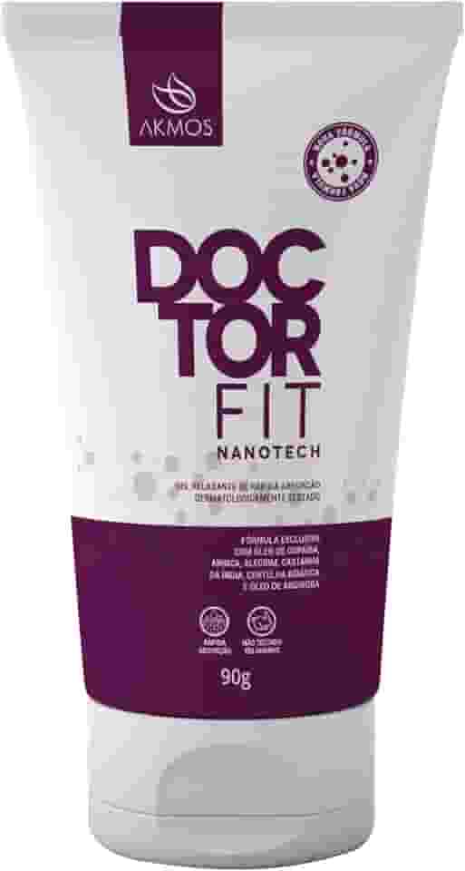 Gel Akmos Doctor Fit Nano para Massagem 90g - com Arnica e Alecrim