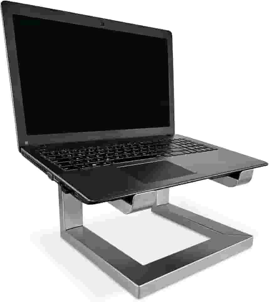 Suporte para Notebook Laptop Macbook Stand Dj em Aço - Prata