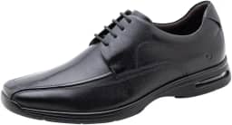 Sapato Smart Comfort Air Spot Preto Cadarço